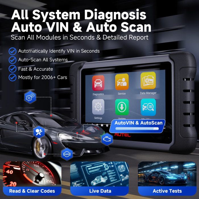 Autel MaxiCOM MK808S MK808Z Automotive Diagnostic Tablet with Android 11 Operating System Upgraded Version of MK808 - Image 10