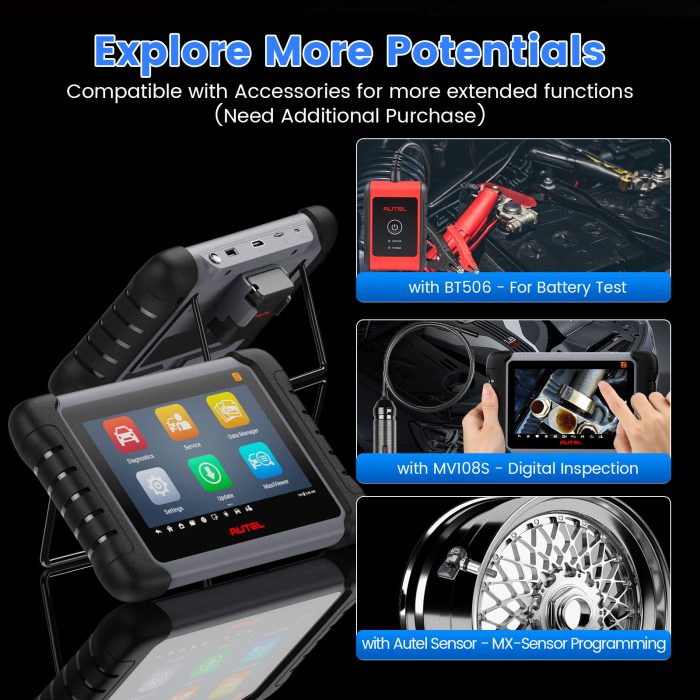 Autel MaxiCOM MK808S-TS MK808Z-TS TPMS Relearn Tool Support Sensor Programming and Battery Testing Functions Upgraded Version of MK808TS - Image 11