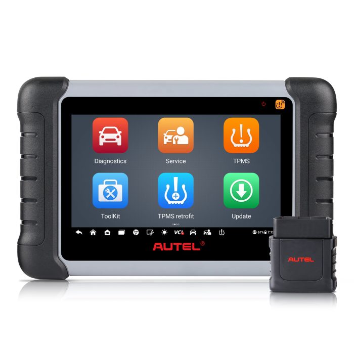 Autel MaxiCOM MK808S-TS MK808Z-TS TPMS Relearn Tool Support Sensor Programming and Battery Testing Functions Upgraded Version of MK808TS