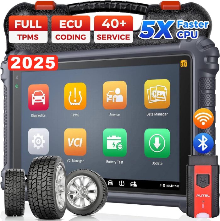 Autel MaxiCOM MK906Pro TS OBD2 Bi-Directional Diagnostic Scanner & TPMS Tool with ECU Coding No IP Restriction