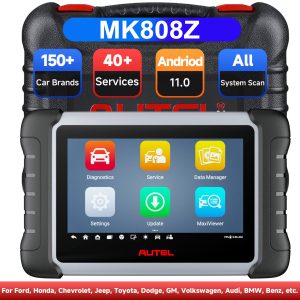 2025 Autel MaxiCOM MK808S MK808Z Automotive Diagnostic Tablet with Android 11 OS Get Free MaxiVideo MV108S 8.5mm