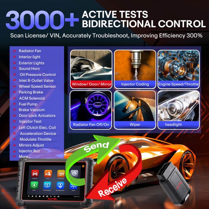 2025 Autel MaxiCOM MK900TS All Systems Diagnostic Scanner with Android 11.0 Full TPMS Functions - Image 9