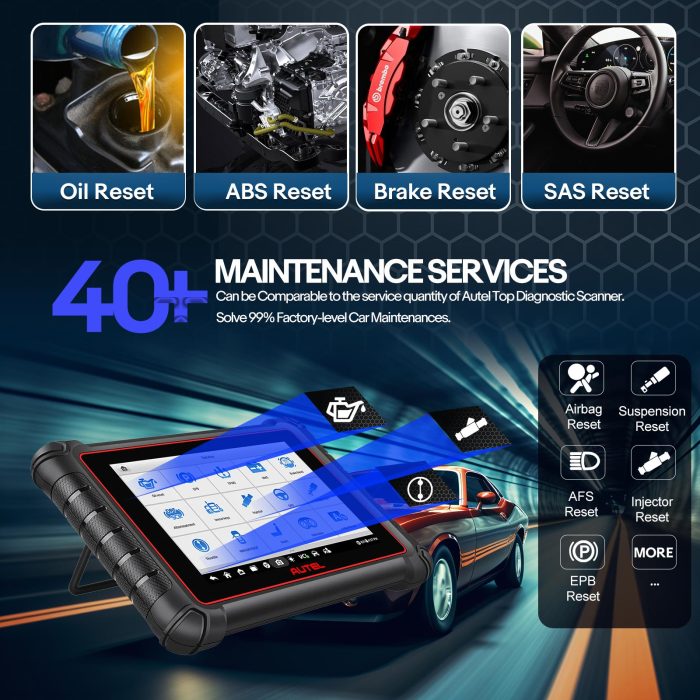Autel MaxiCOM MK900 All Systems Diagnostic Scanner with Android 11.0 Upgraded of MK808/ MX900 - Image 6