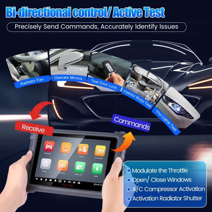 Autel MaxiCOM MK906 PRO Scanner Upgraded of MS906 Pro/ MK906BT Diagnostic Tool with Advanced ECU Coding - Image 8