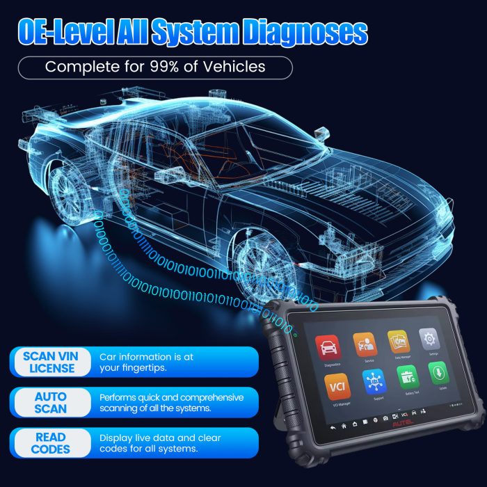 Autel MaxiCOM MK906 PRO Scanner Upgraded of MS906 Pro/ MK906BT Diagnostic Tool with Advanced ECU Coding - Image 10