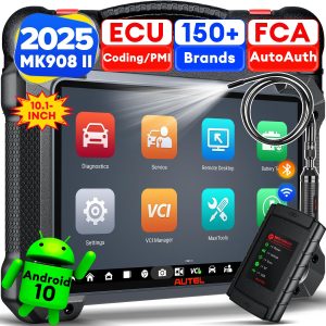 Autel MaxiCOM MK908 II Diagnostic Tablet WiFi Printing Refresh Hidden Functions (Updated Version of MK908)