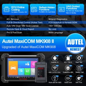 Autel MaxiCOM MK908 II Diagnostic Tablet WiFi Printing Refresh Hidden Functions (Updated Version of MK908) - Image 3