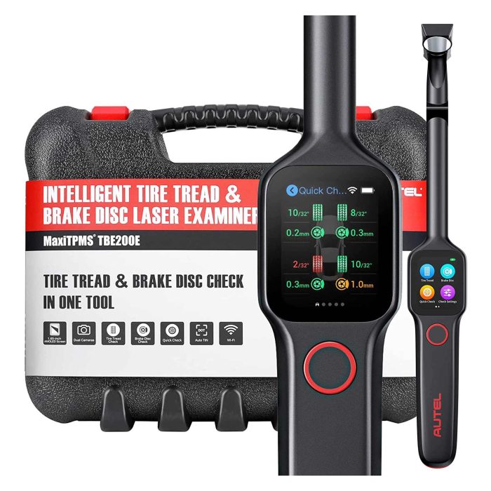 Autel MaxiTPMS TBE200E Tire Brake Examiner TBE200(E) Laser Tire Tread Depth & Brake Disc Examiner 2 in 1 Tester Work with ITS600E - Image 3