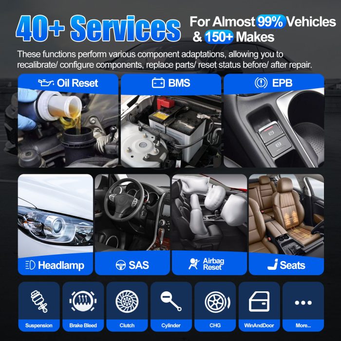 2025 Autel MaxiCOM MK908 II Diagnostic Tool Get A Free Autel MaxiTPMS TS501 Pro - Image 11
