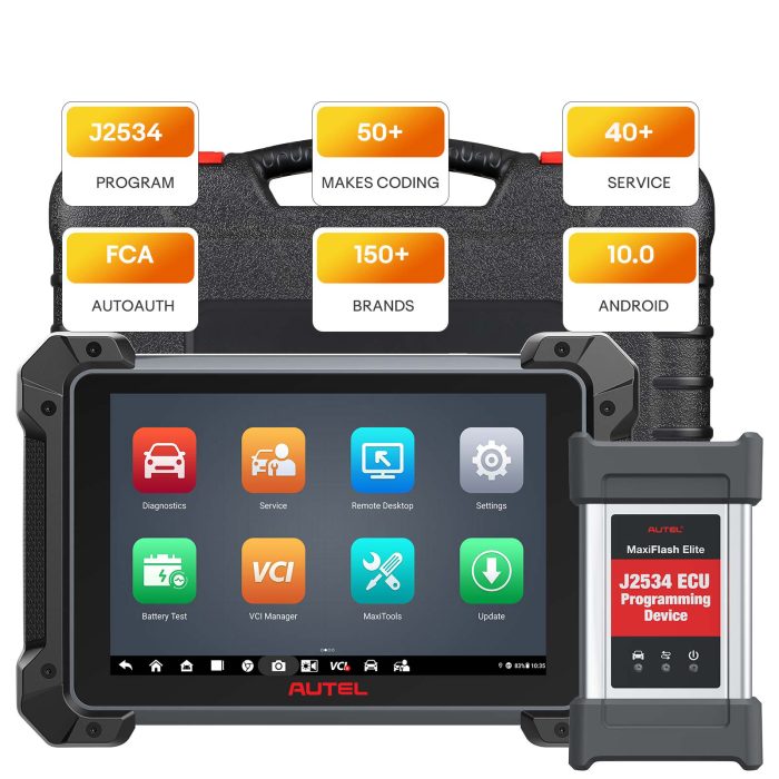 Autel MaxiCOM MK908 PRO II Automotive Diagnostic Tablet Support SCAN VIN and Pre&Post Scan Upgraded of Autel MK908PRO - Image 2