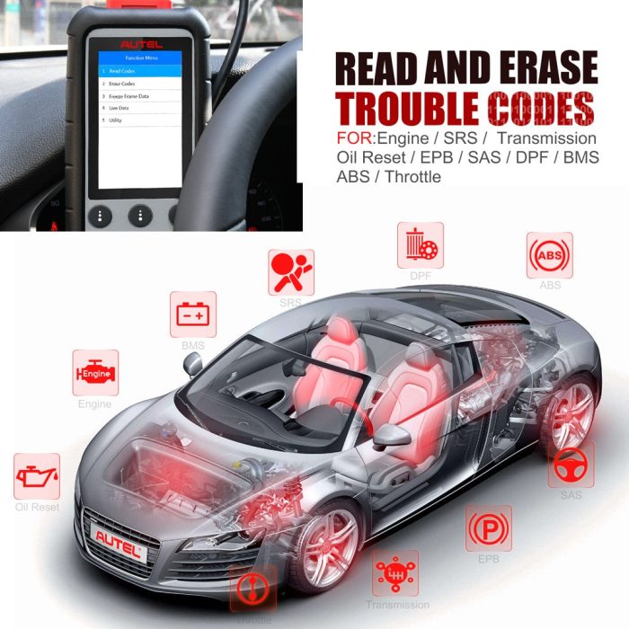 Autel MaxiDiag MD806 as MD802 Elite OBD2 Scanner Car Code Reader 4 System Diagnostic Tool - Image 12
