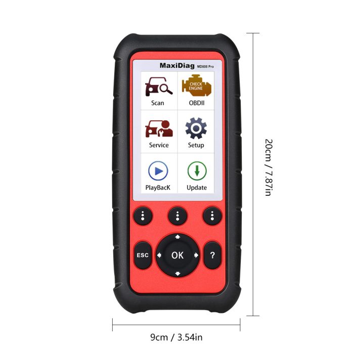 Original Autel MaxiDiag MD808 Pro All System Scanner Support BMS/Oil Reset/ SRS/ EPB/ DPF/ SAS/ ABS - Image 7