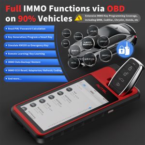 Autel MaxiIM KM100 KM100E Auto Key IMMO Universal Key Generator Kit in Open OBD Mode Function Free Update Online - Image 9