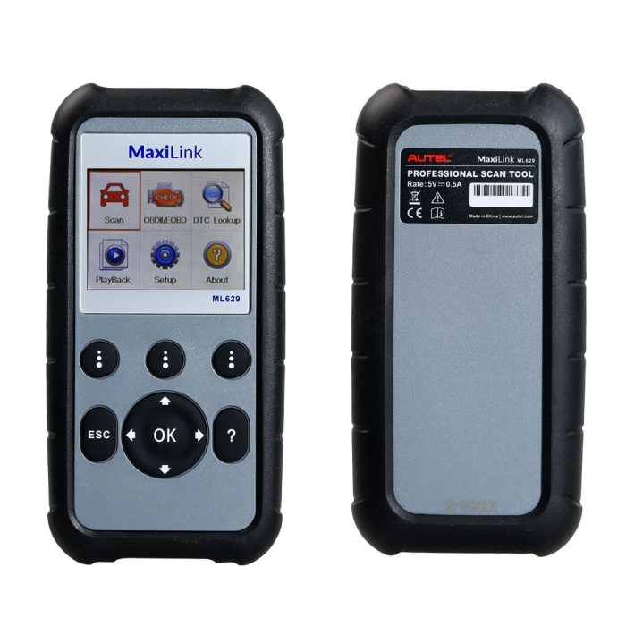 Autel MaxiLink ML629 ABS/Airbag/AT/Engine Code Reader Scanner CAN OBDII Diagnostic Tool Upgrade Version of ML619 AL619 - Image 2