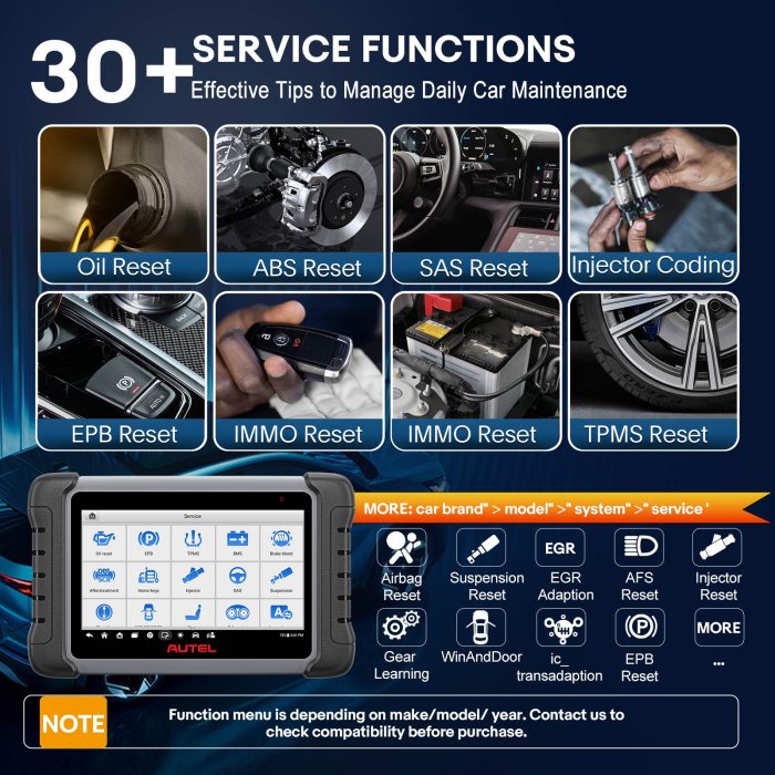 Autel MaxiPRO MP808 MP808S Professional OE-Level Full System Diagnostic Tool Newly Adds FCA AutoAuth - Image 6