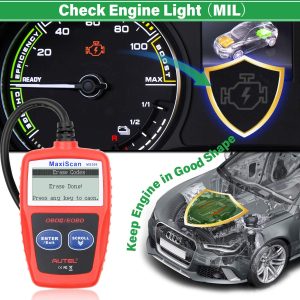 Autel MaxiScan MS309 Universal OBD2 Scanner Engine Light Fault Code Reader, Reading & Erasing Codes, Viewing Freeze Frame Data - Image 5