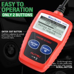Autel MaxiScan MS309 Universal OBD2 Scanner Engine Light Fault Code Reader, Reading & Erasing Codes, Viewing Freeze Frame Data - Image 7