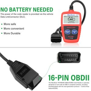 Autel MaxiScan MS309 Universal OBD2 Scanner Engine Light Fault Code Reader, Reading & Erasing Codes, Viewing Freeze Frame Data - Image 9