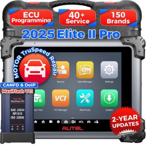 2025 Autel MaxiSys Elite II Pro Android 10 Diagnostic Tablet with MaxiFlash VCI DoIP & CAN FD Upgraded of Elite II