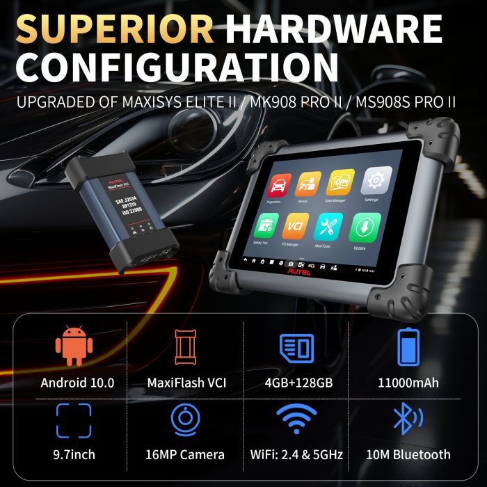 2025 Autel MaxiSys Elite II Pro Android 10 Diagnostic Tablet with MaxiFlash VCI DoIP & CAN FD Upgraded of Elite II - Image 6