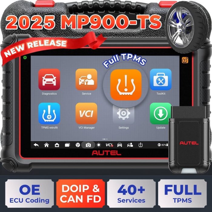 Autel MaxiPro MP900TS Android 11 All System Diagnostic Scanner with TPMS Relearn Rest Programming Upgraded of MP808TS