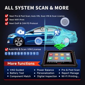 Autel MaxiPRO MP900-BT Kit All System Bluetooth Diagnostic Scanner ECU Coding WiFi Print Update of MP808BT PRO - Image 8
