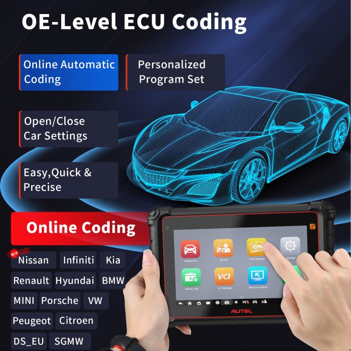 Autel MaxiPRO MP900-BT Kit All System Bluetooth Diagnostic Scanner ECU Coding WiFi Print Update of MP808BT PRO - Image 11