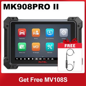 Autel MaxiCOM MK908 PRO II Auto Diagnostic Tablet Upgraded Version of MK908P Get FREE MaxiVideo MV108S