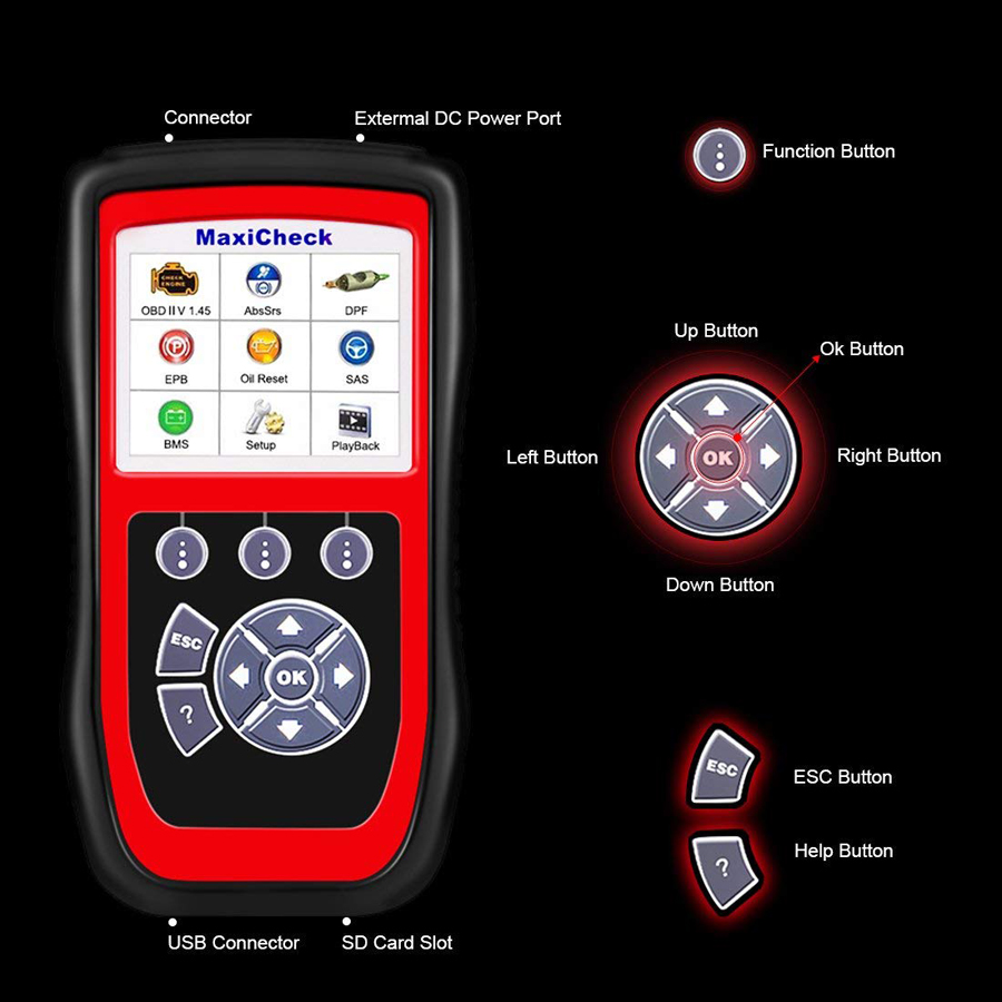 The Autel MaxiCheck Pro Using Description