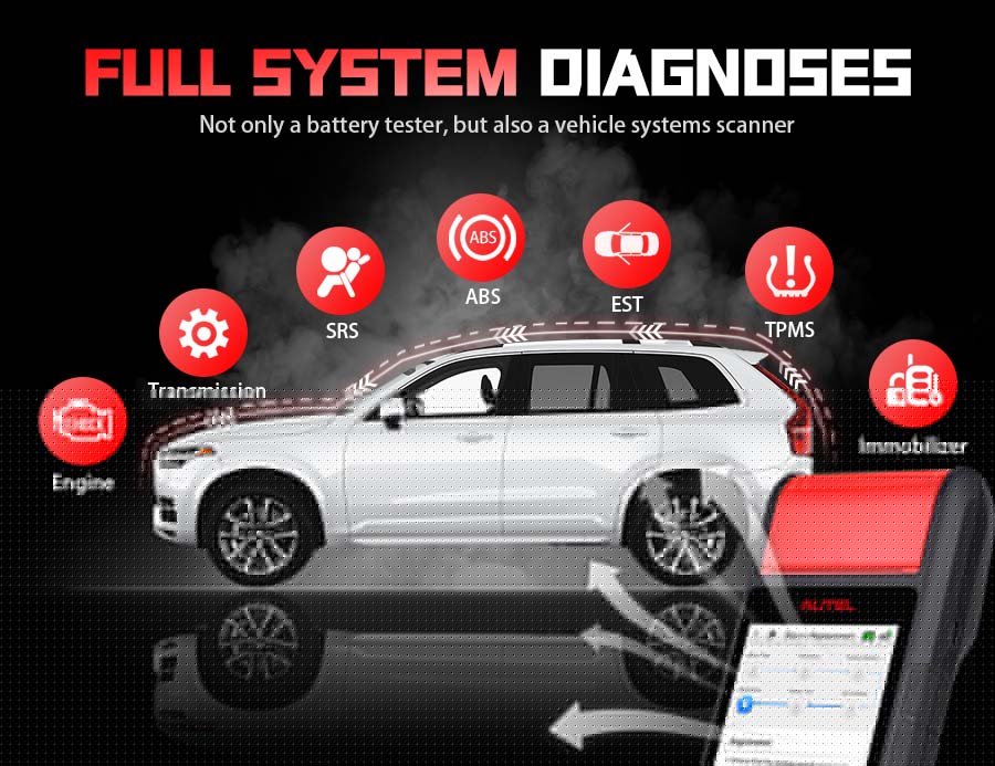 Autel MaxiBAS BT608E Full system diagnose