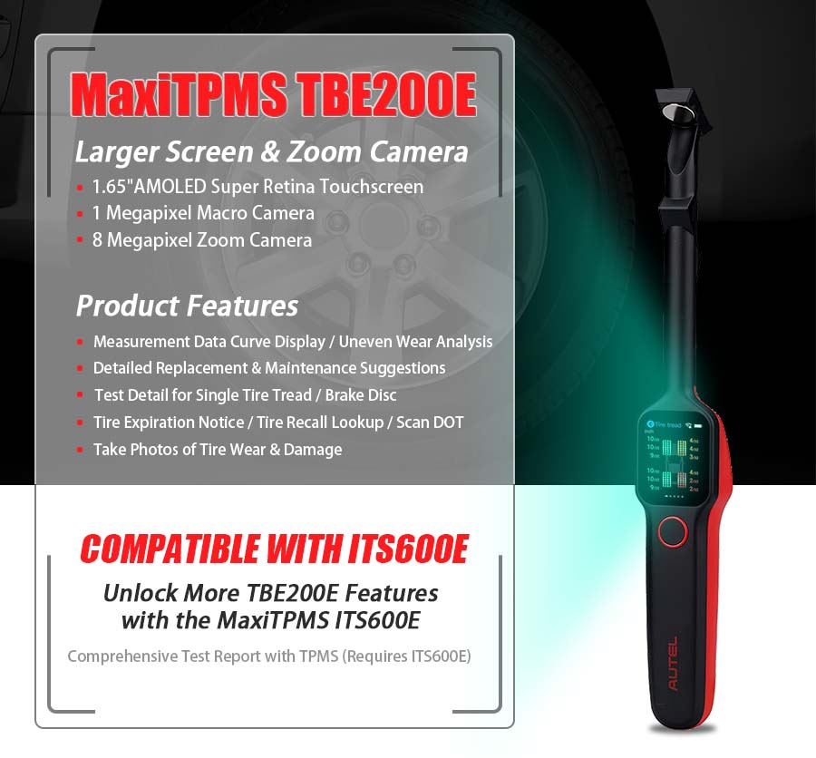 MaxiTPMS TBE200E functions