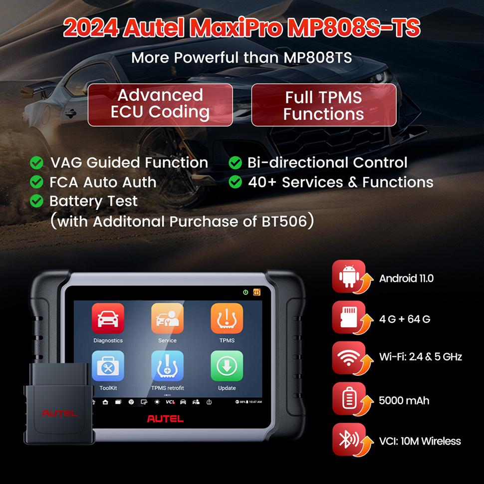 AUTEL MP808Z-TS MP808S-TS