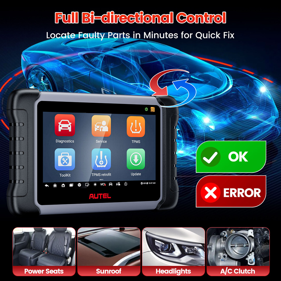 AUTEL MP808Z-TS MP808S-TS